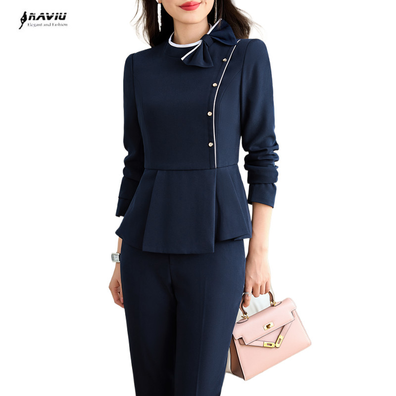 Women Formal Wear Business - NAVIU 2 Pieces Set Women Blazer