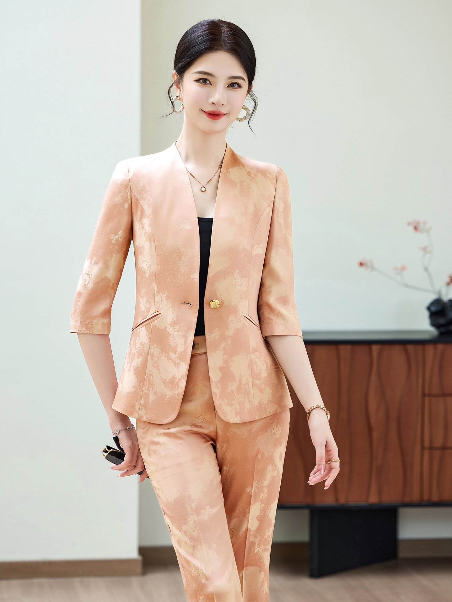 Fashion Office Ladies Blazer a - Women Formal Wear Business 리뷰 및 가격