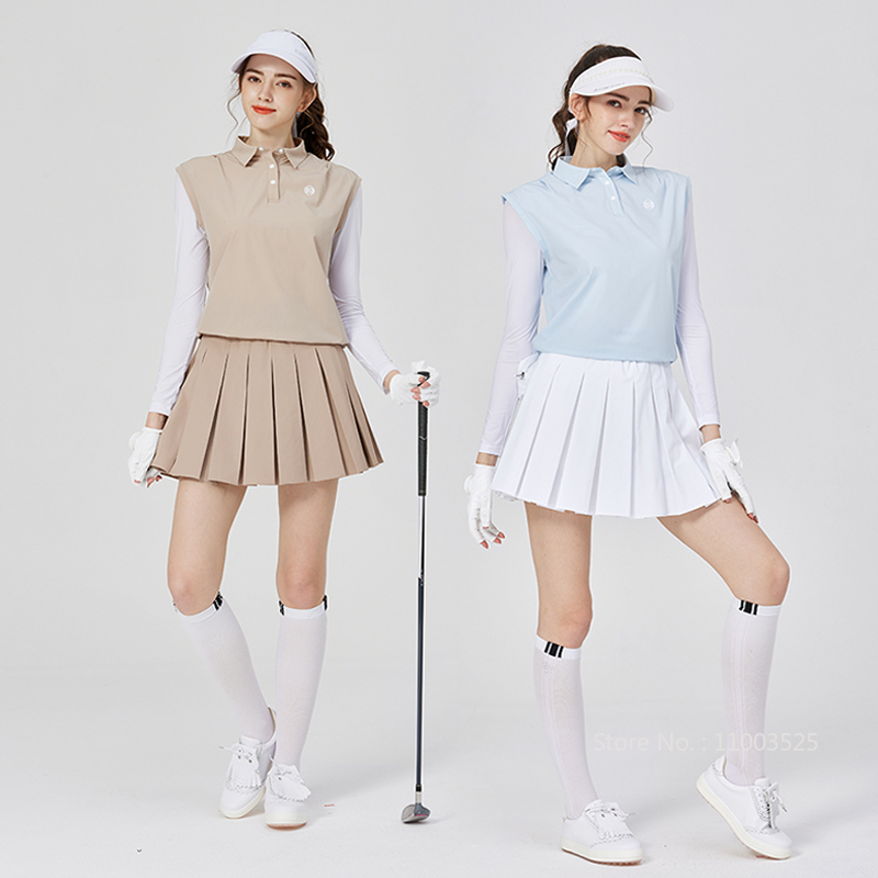 Blktee WomenPolo Top Ice Silk  - Pencil Skirt Midi 리뷰 및 가격
