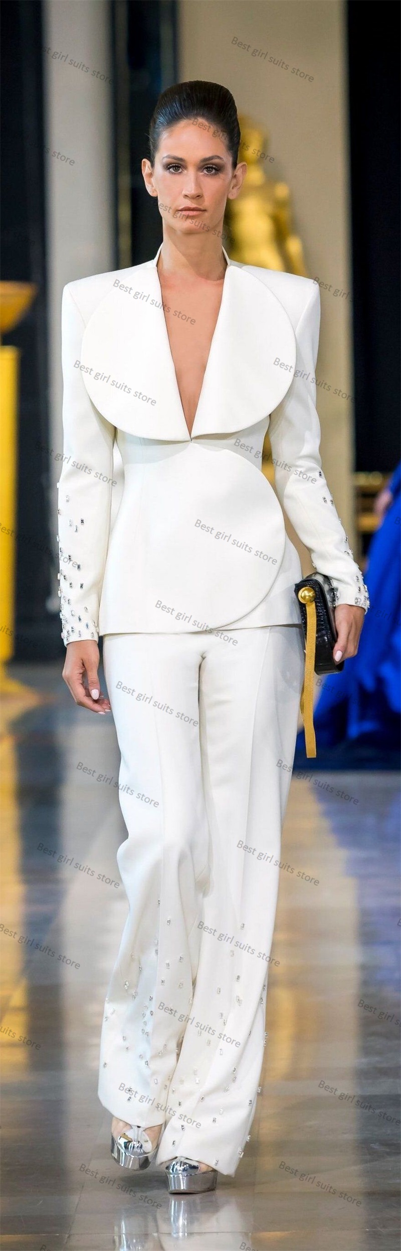 Elegant White Women Suit Set 2 - Women Formal Wear Tailor 리뷰 및 가격