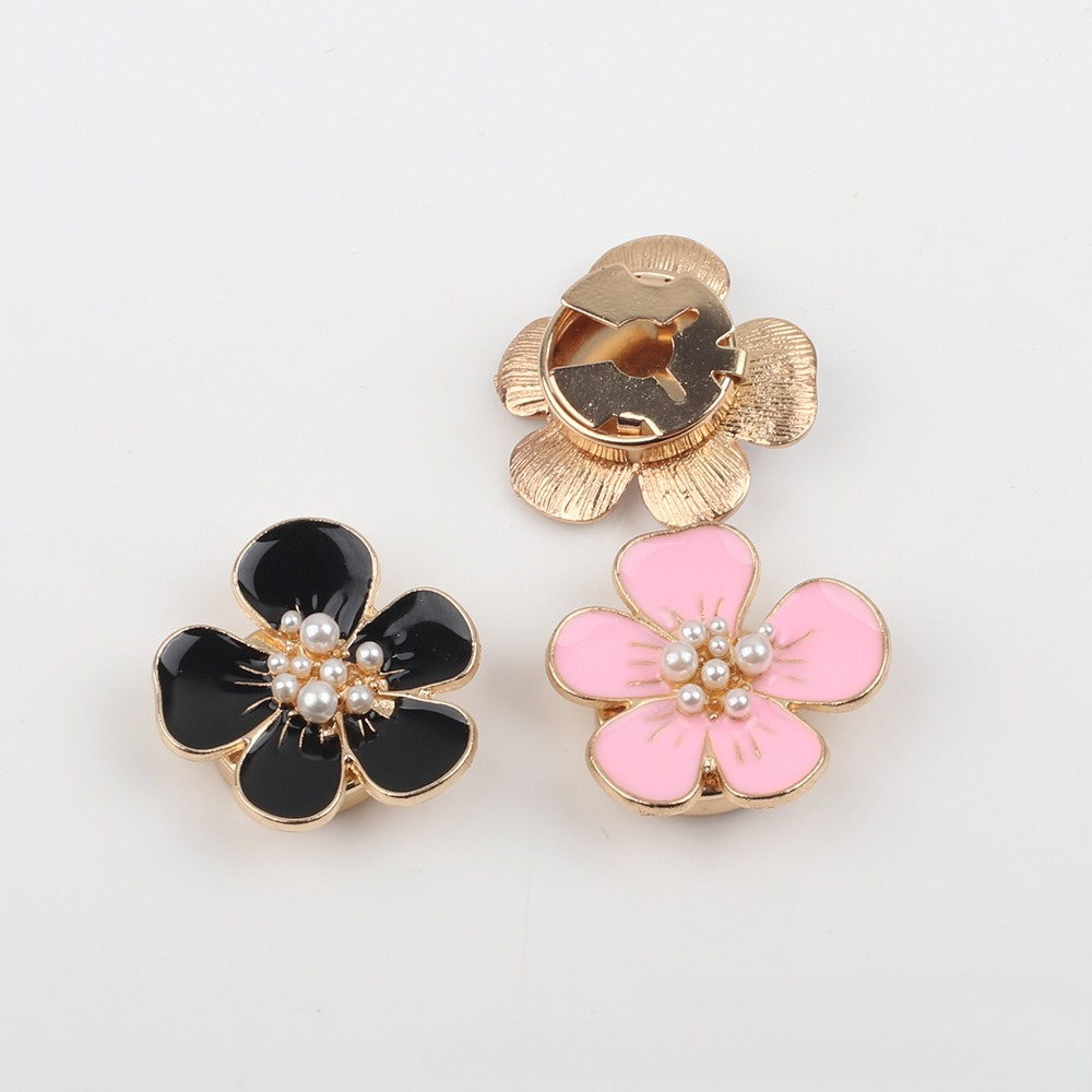 5pcs Pearl Camellia Button Cov - Women Formal Wear With Tie 리뷰 및 가격