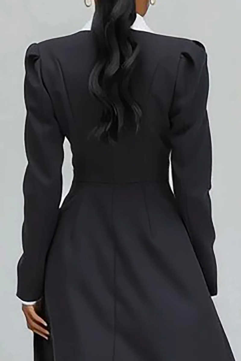 A Line Women Long Blazer Jacke - Women Formal Wear With Tie 리뷰 및 가격