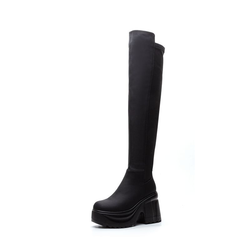 Womens Knee High Thick Sole Wi - Formal Wear Women Us 리뷰 및 가격