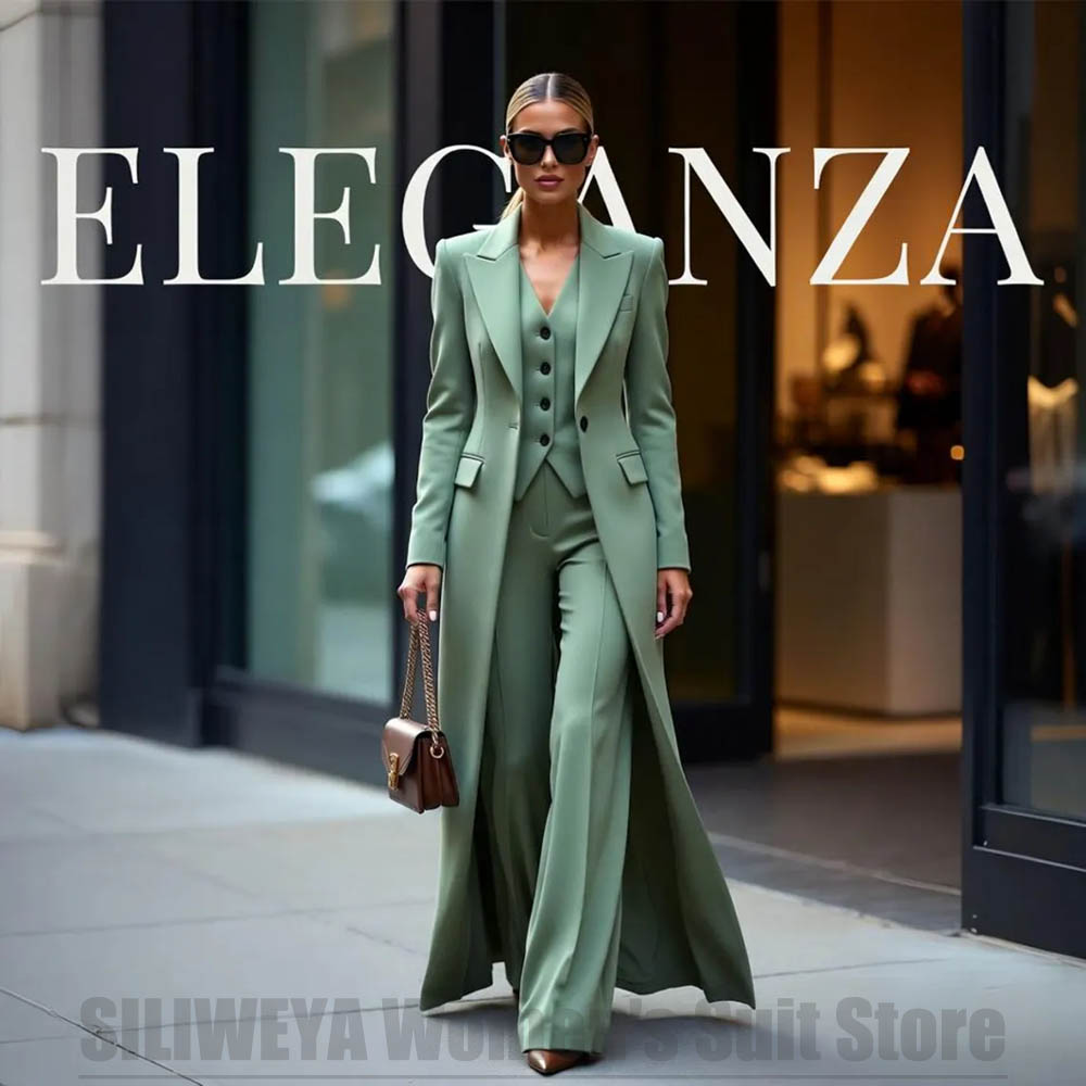 Chic Women's Suit Set Three Pi - Women Formal Wear Business 리뷰 및 가격