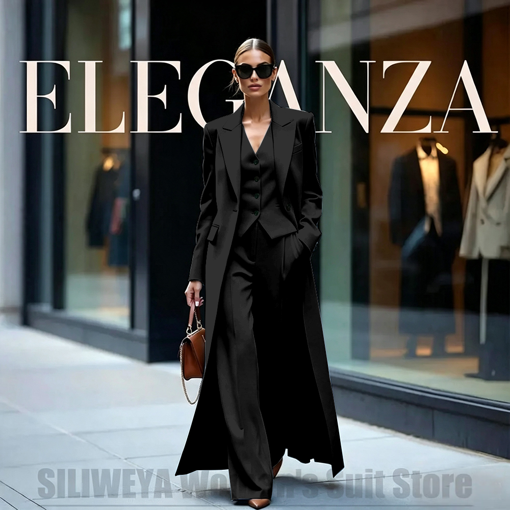 Chic Women's Suit Set Three Pi - Women Formal Wear Business 리뷰 및 가격