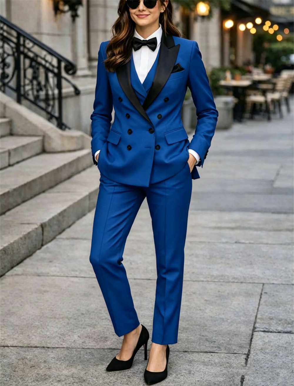 Double Breasted Women's Suits  - Women Formal Wear Tailor 리뷰 및 가격