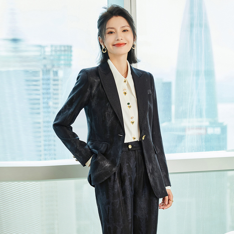 Women Golden Black Formal Pant - Women Formal Wear With Tie 리뷰 및 가격