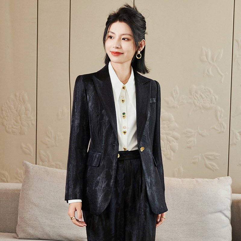 Women Golden Black Formal Pant - Women Formal Wear With Tie 리뷰 및 가격