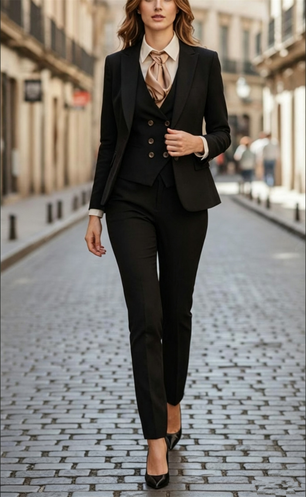 Women’s Black 3 Pieces Suit Se - Women Formal Wear Tailor 리뷰 및 가격