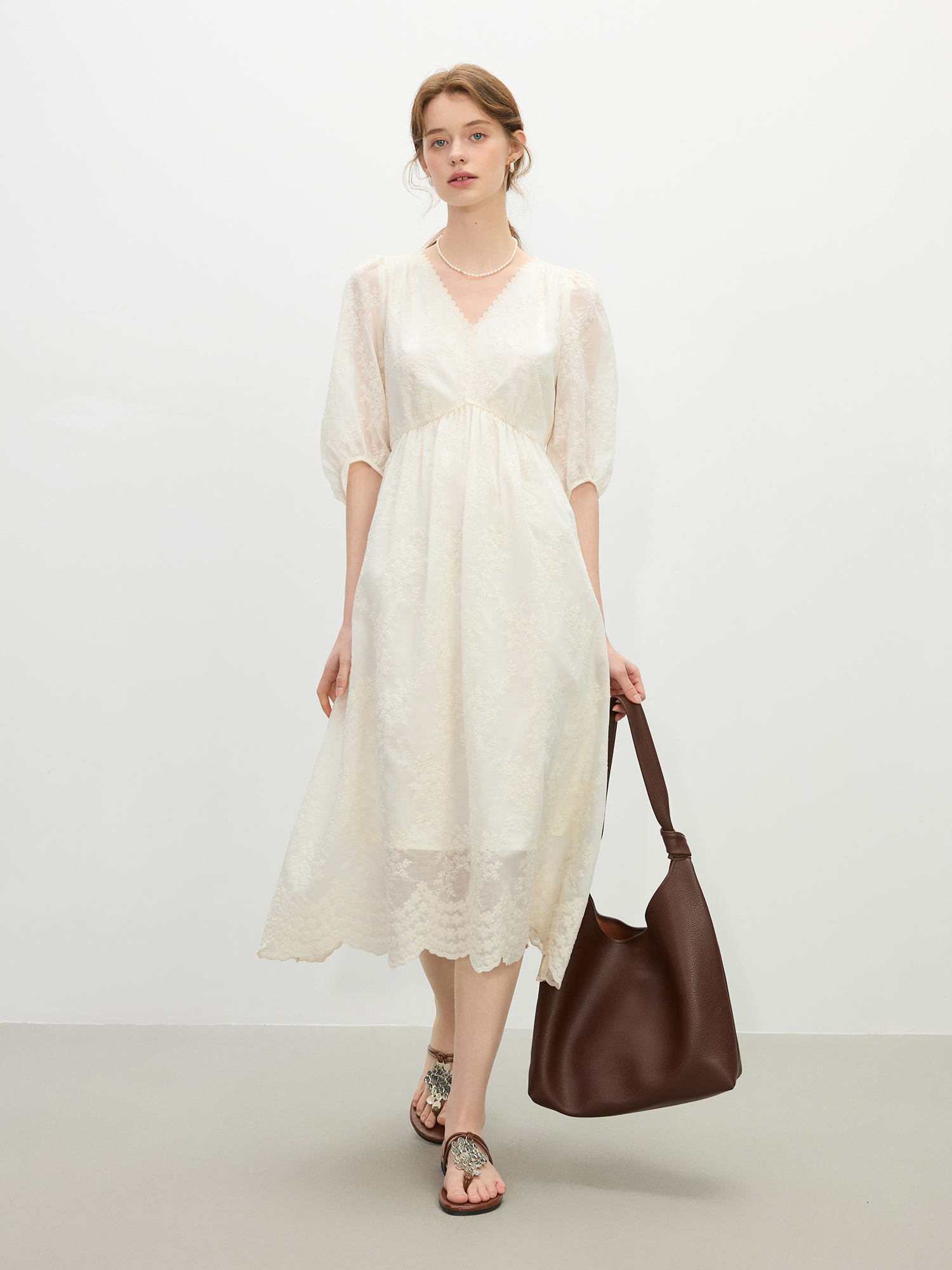 FSLE French Jacquard Lace Maxi - Formal Gala Wear Women 리뷰 및 가격