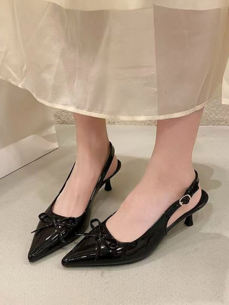 Women Patent Leather Bow Point - Women Formal Wear Shoes 리뷰 및 가격
