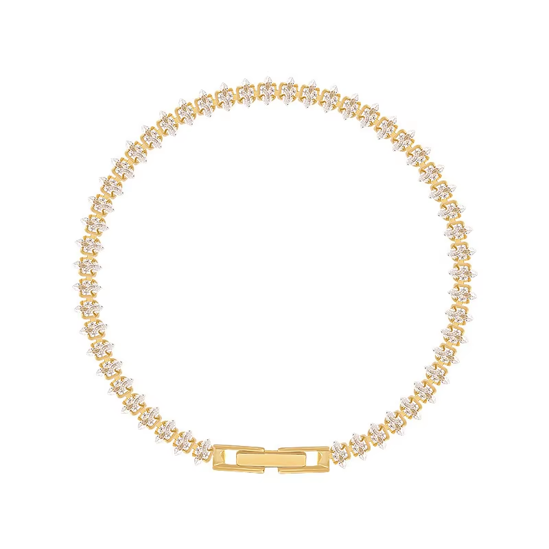 Dainty Gold CZ Bracelet – Wome - Formal Gala Wear Women 리뷰 및 가격