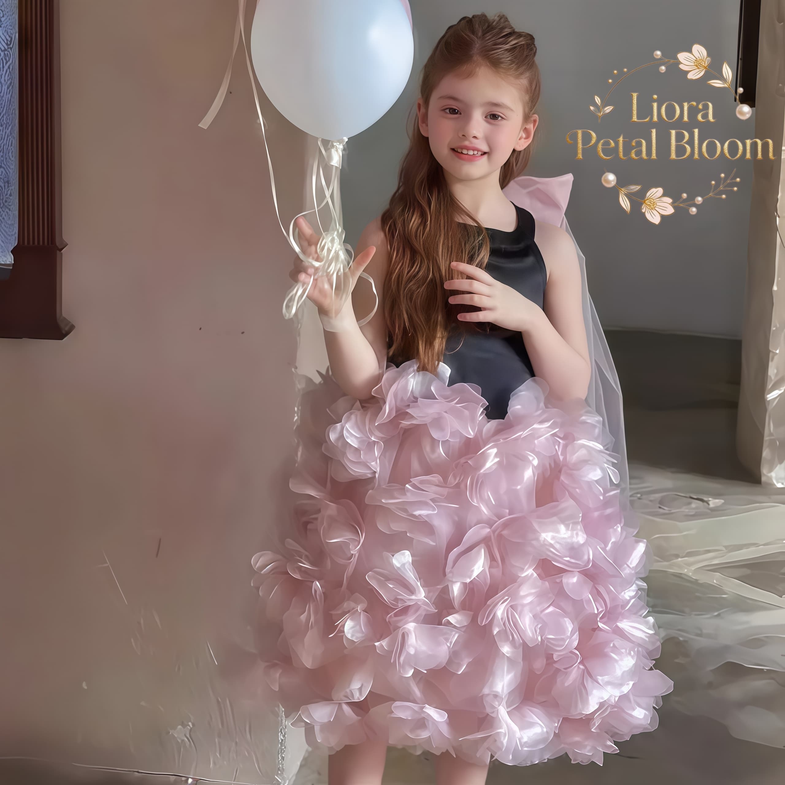 Girls' Black Floral Tulle Dres - Formal Wear Women Us 리뷰 및 가격