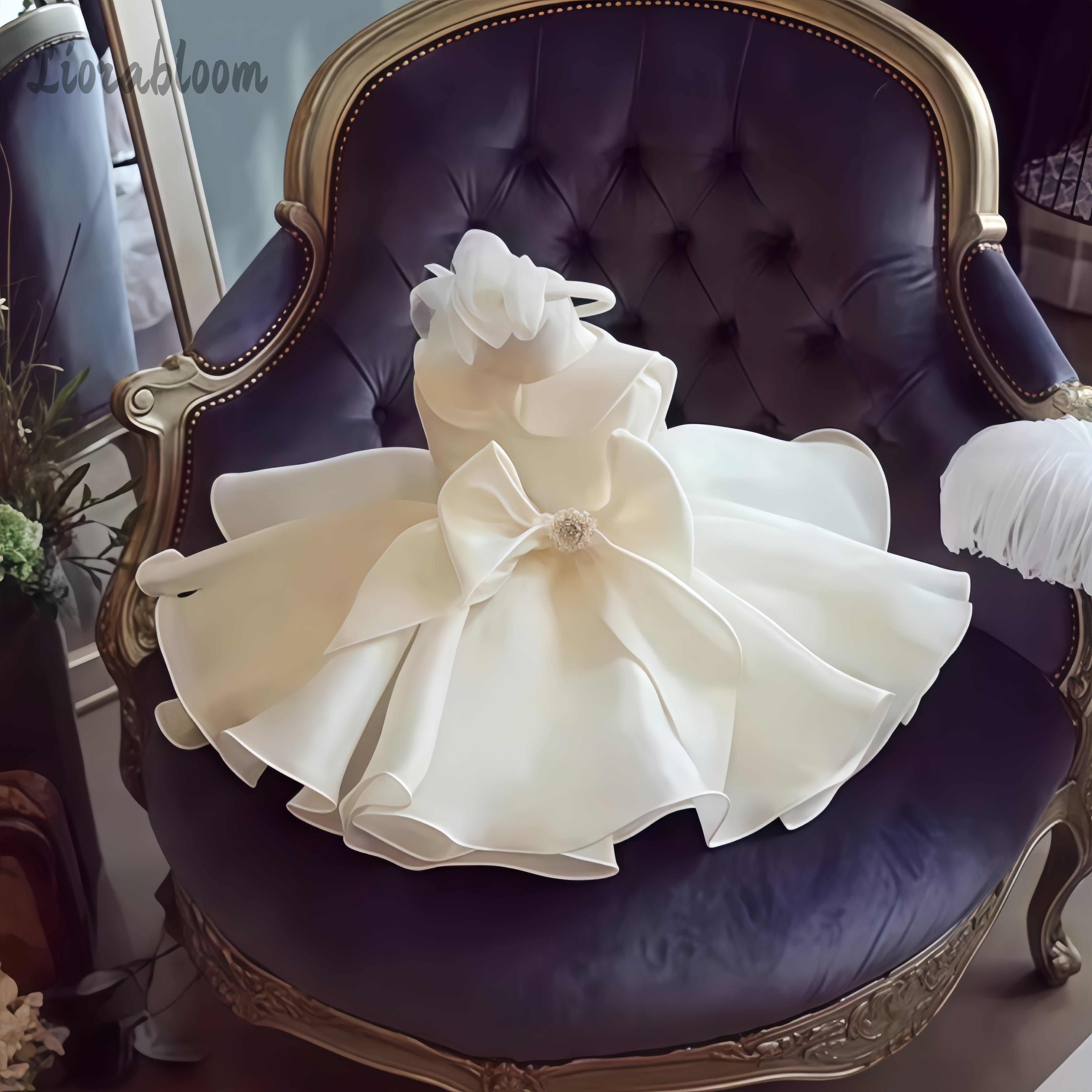 White Pearl Embellished Dress  - Formal Wear Women Us 리뷰 및 가격
