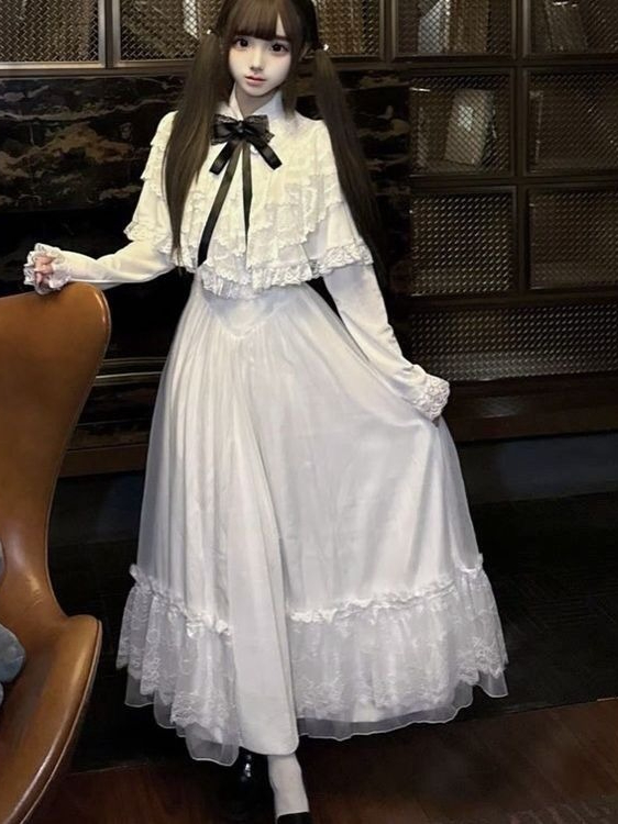 Japanese Short Sleeve Bow Lace - Formal Wear Women Us 리뷰 및 가격