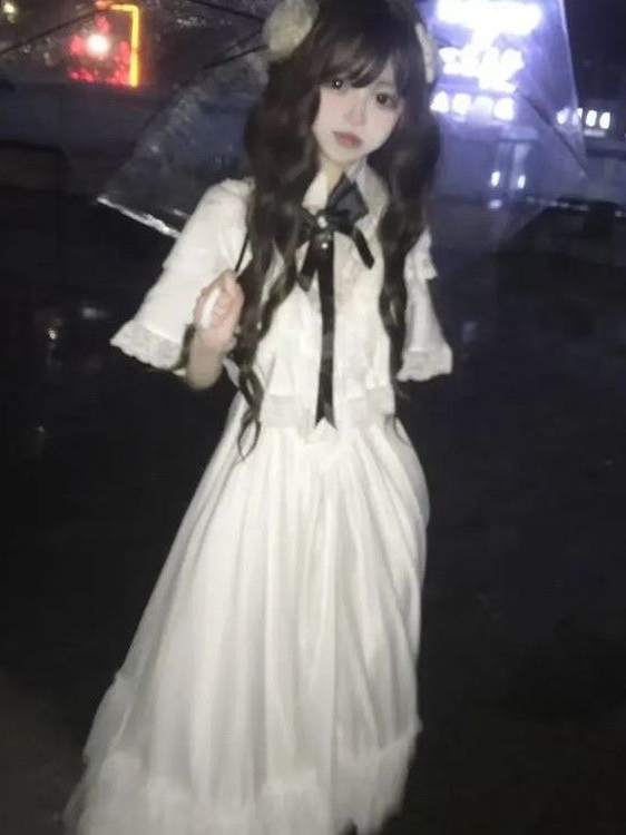 Japanese Short Sleeve Bow Lace - Formal Wear Women Us 리뷰 및 가격