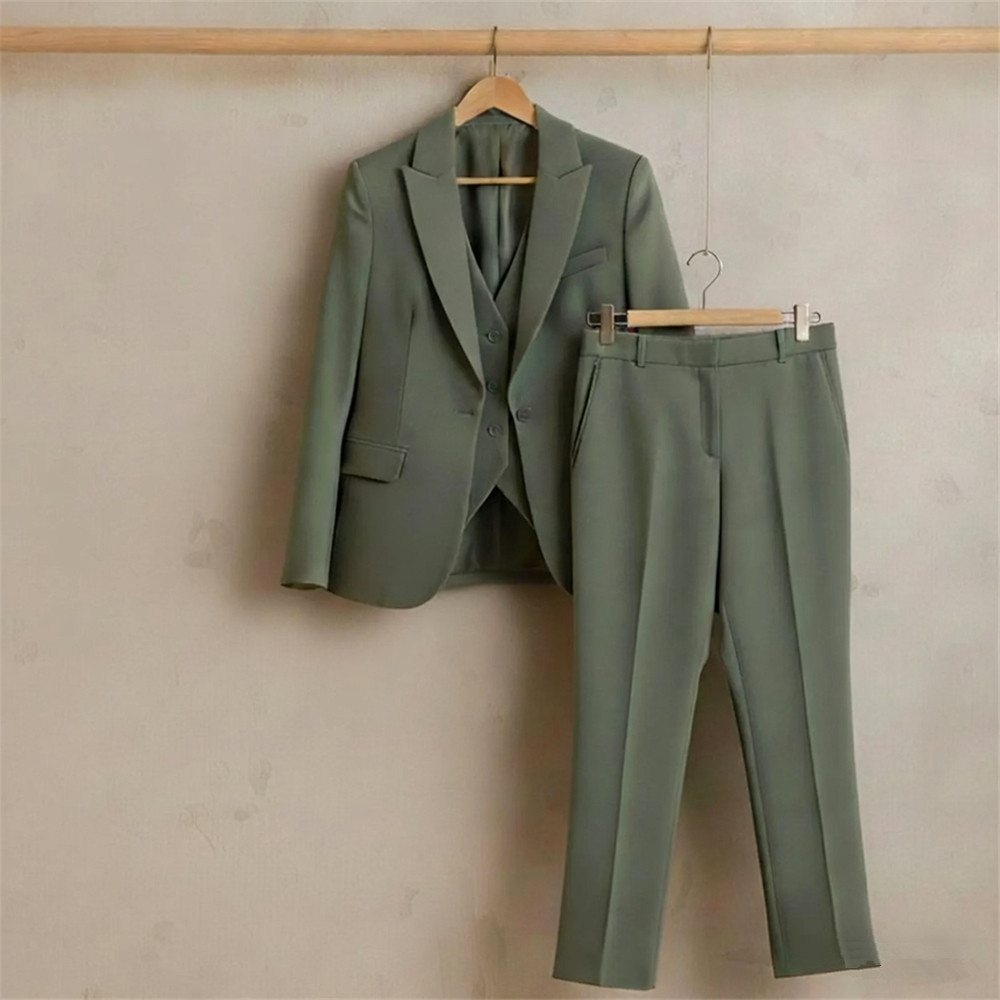 New Sage Green Women's Suit 3  - Women Formal Wear Tailor 리뷰 및 가격