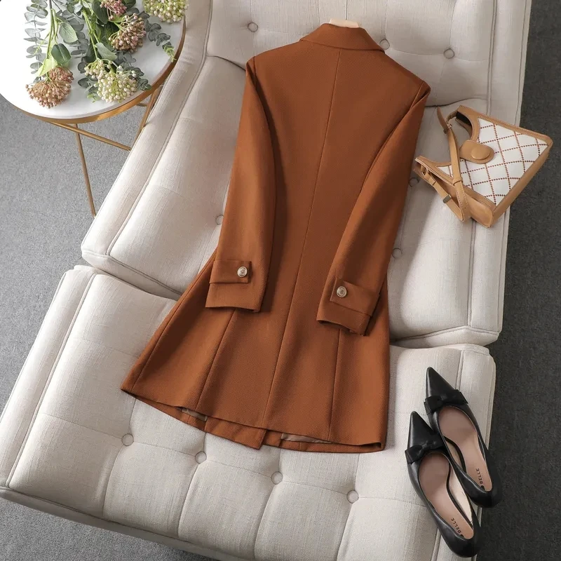 Autumn Winter Jacket Women Lon - Women Formal Wear Business 리뷰 및 가격