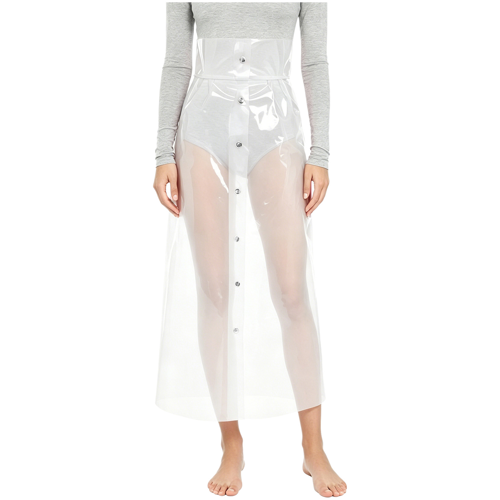 Womens See Through Pvc Skirt H - Pencil Skirt Midi 리뷰 및 가격