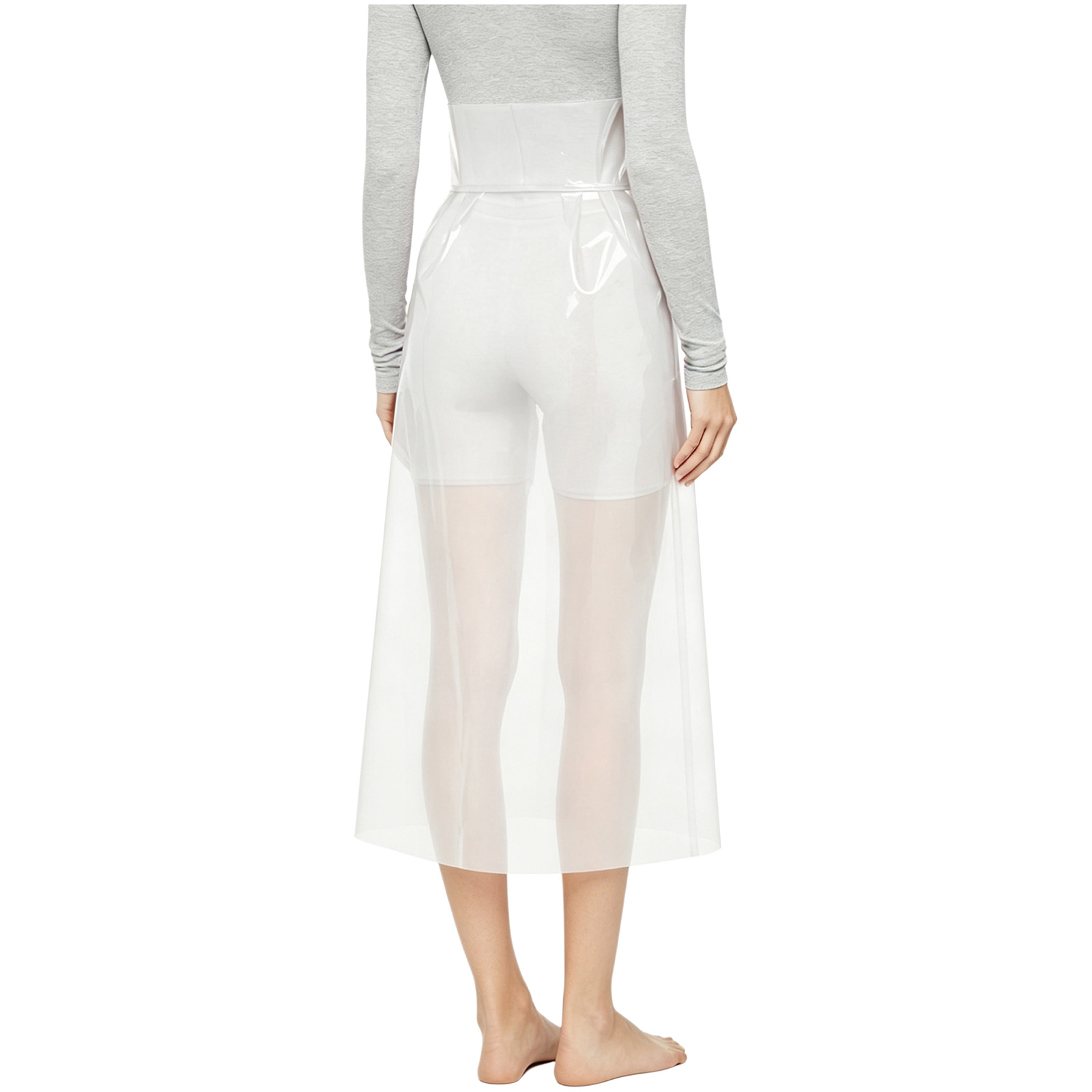 Womens See Through Pvc Skirt H - Pencil Skirt Midi 리뷰 및 가격