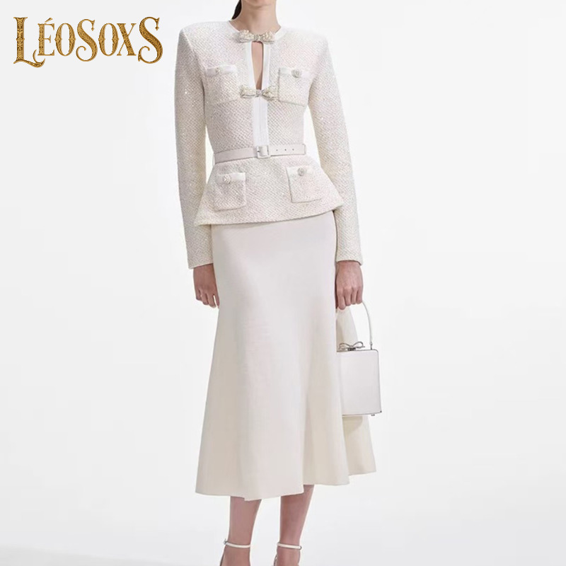 LEOSOXS Women's Coordinated Se - Pencil Skirt Midi 리뷰 및 가격