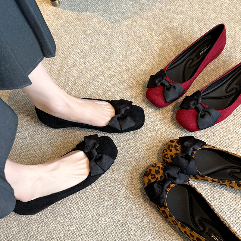 Multi-Color Suede Ballet Flats - Women Formal Wear Shoes 리뷰 및 가격