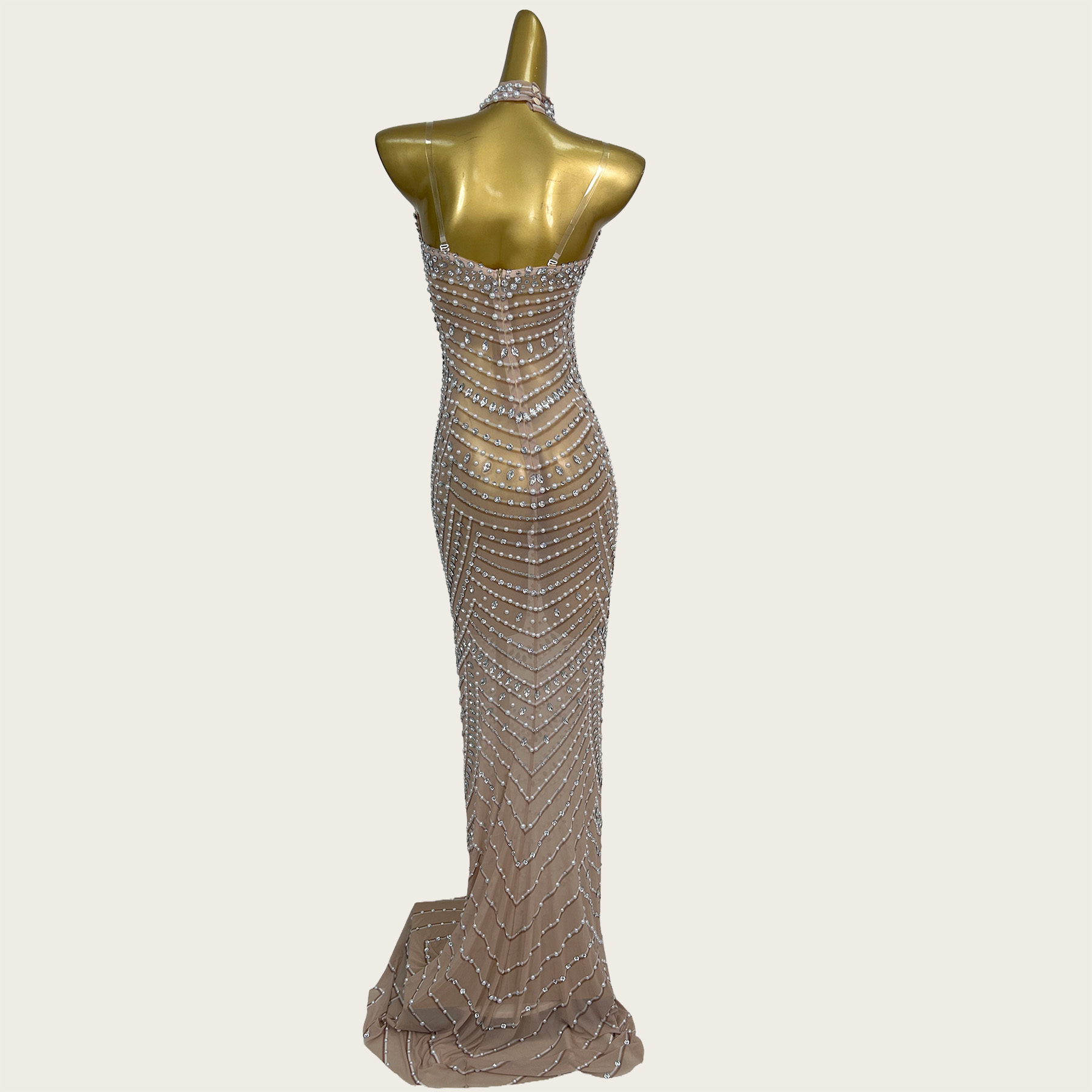 Sparkly Rhinestone Mermaid Eve - Formal Gala Wear Women 리뷰 및 가격