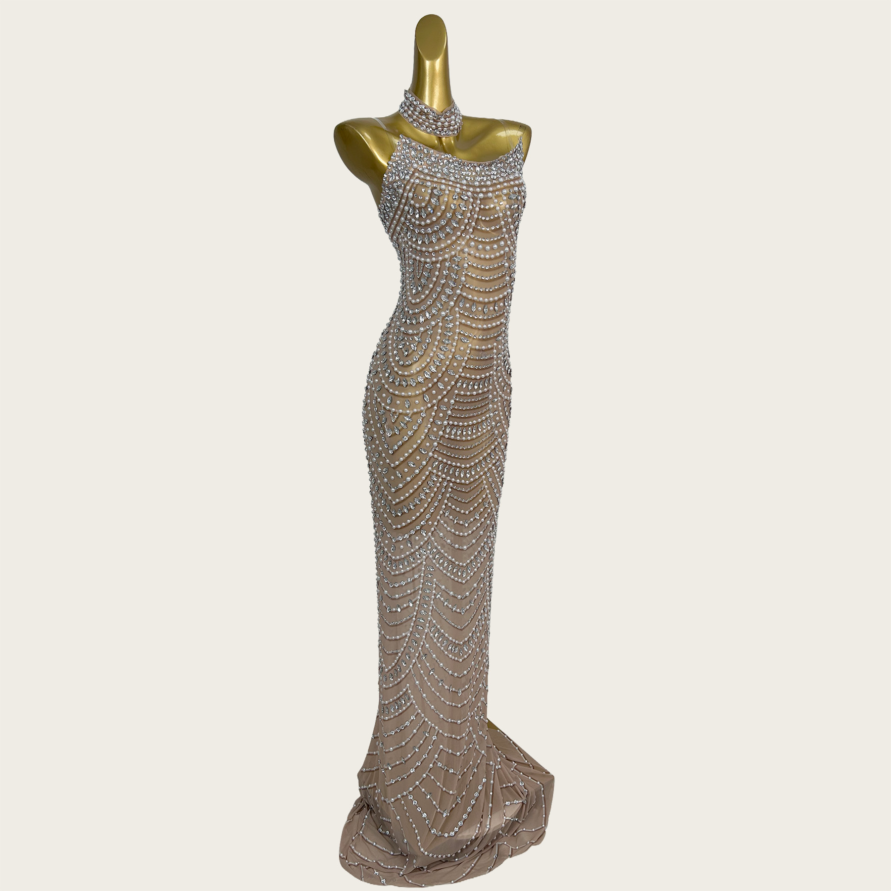 Sparkly Rhinestone Mermaid Eve - Formal Gala Wear Women 리뷰 및 가격