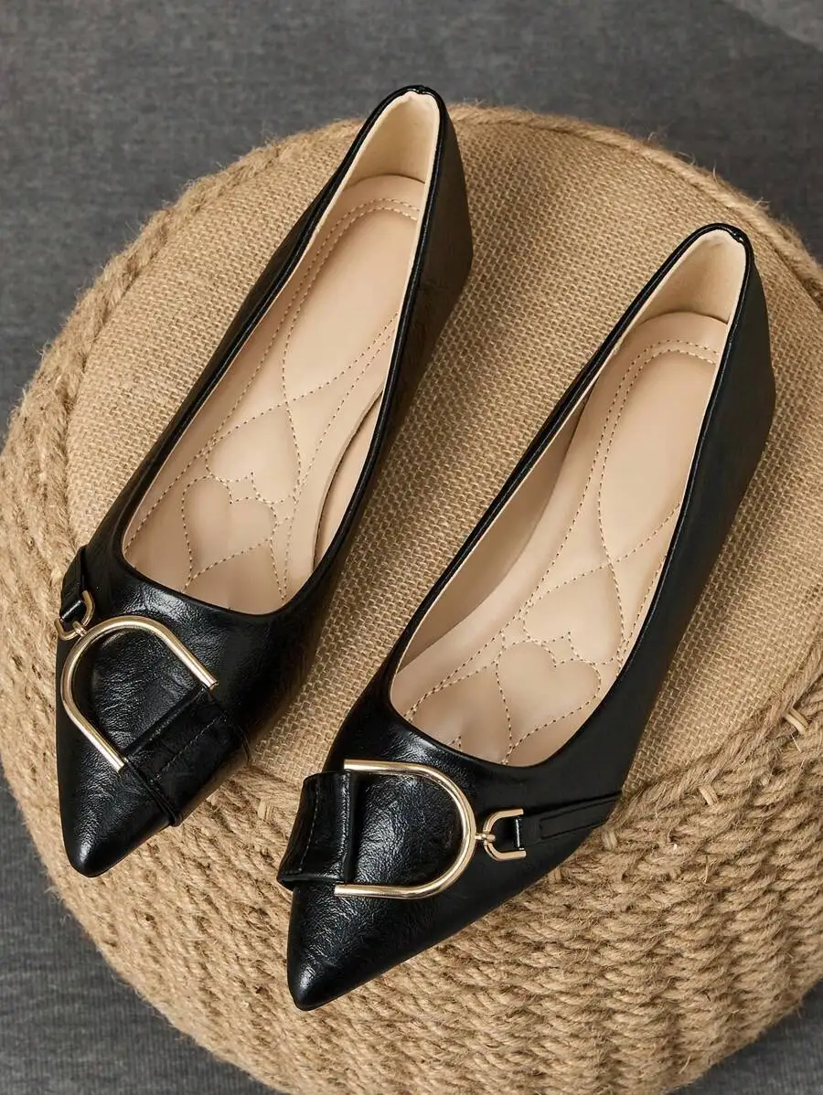 Elegant Women’s Black Pointed  - Women Formal Wear Shoes 리뷰 및 가격