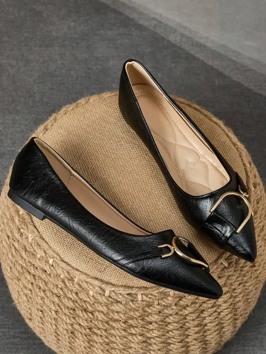 Elegant Women’s Black Pointed  - Women Formal Wear Shoes 리뷰 및 가격