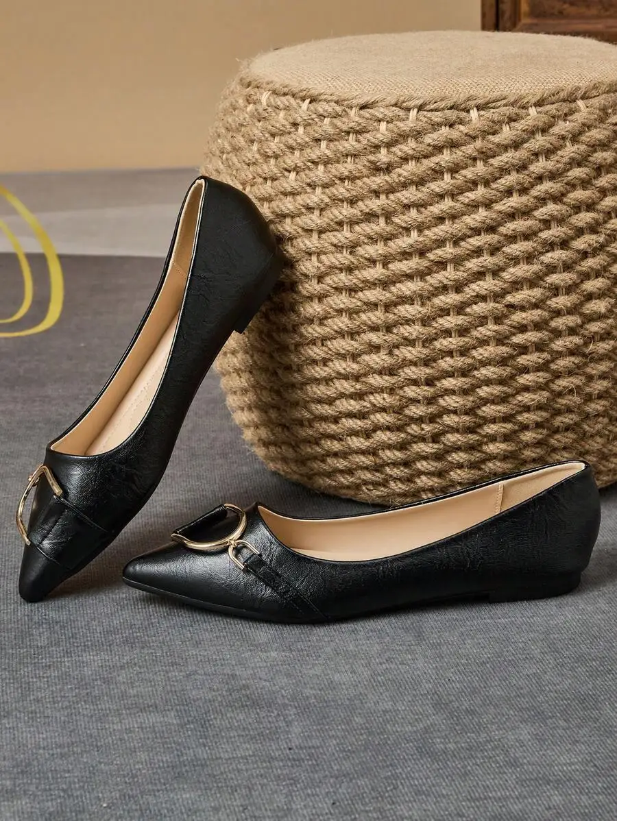 Elegant Women’s Black Pointed  - Women Formal Wear Shoes 리뷰 및 가격