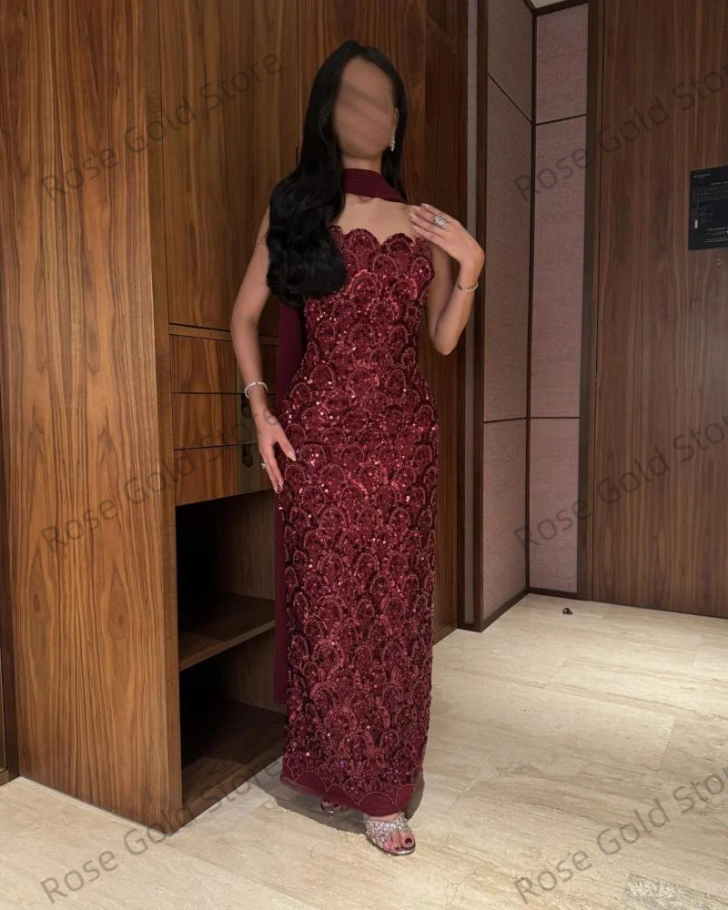 Luxurious Sequin Mermaid Prom  - Formal Gala Wear Women 리뷰 및 가격