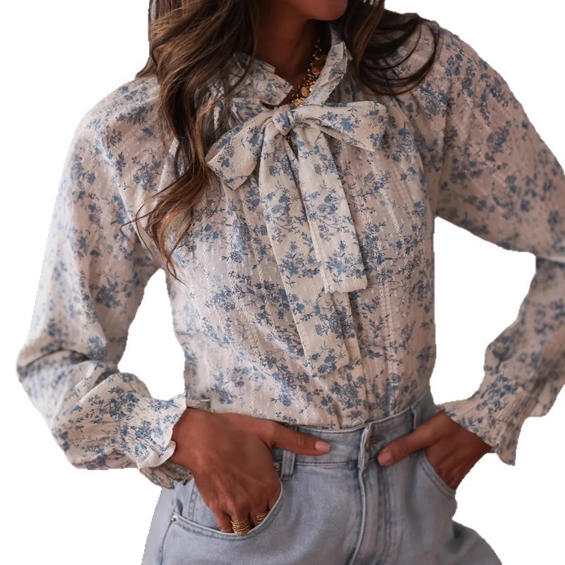 Womens Wear Bow Fashion Printe - Women Formal Wear With Tie 리뷰 및 가격