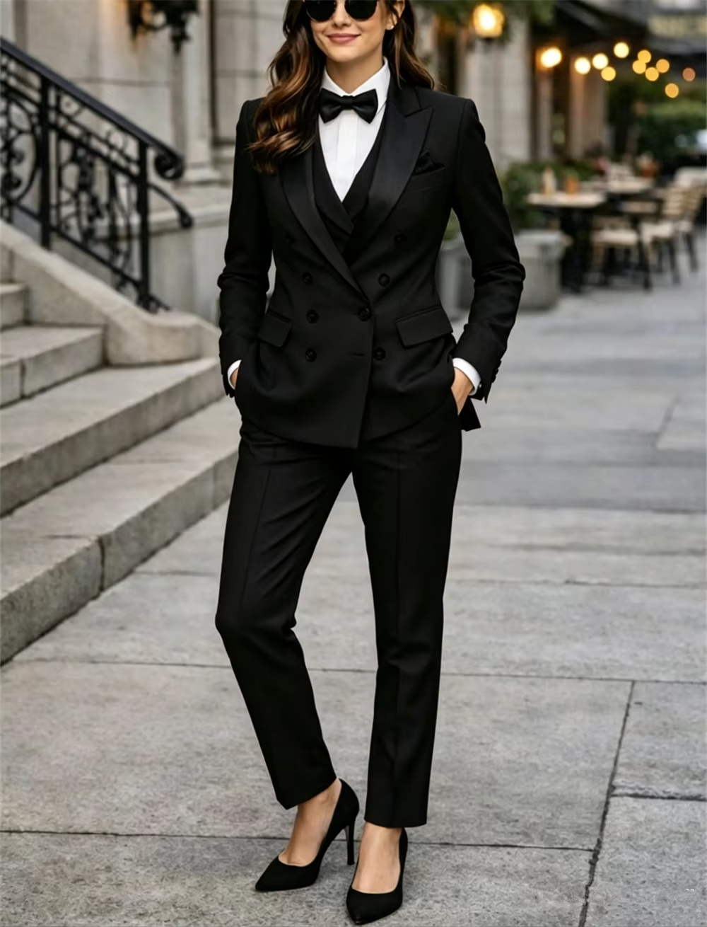 Double Breasted Red Women's Su - Women Formal Wear Tailor 리뷰 및 가격