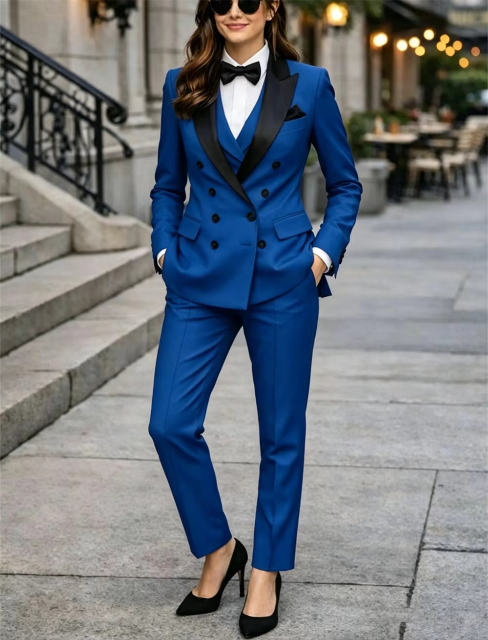 Double Breasted Red Women's Su - Women Formal Wear Tailor 리뷰 및 가격