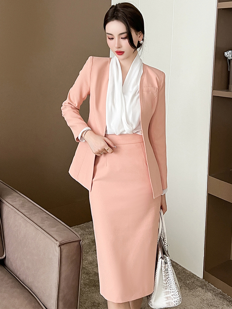 Spring Autumn 2 Piece Outfit S - Pencil Skirt Midi 리뷰 및 가격