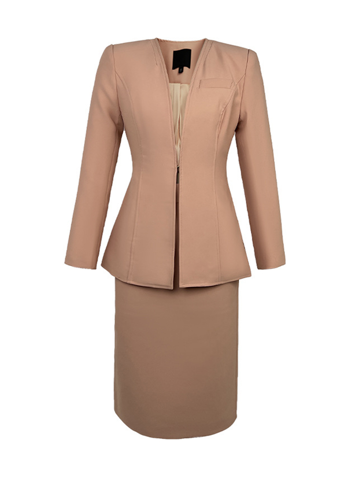 Spring Autumn 2 Piece Outfit S - Pencil Skirt Midi 리뷰 및 가격
